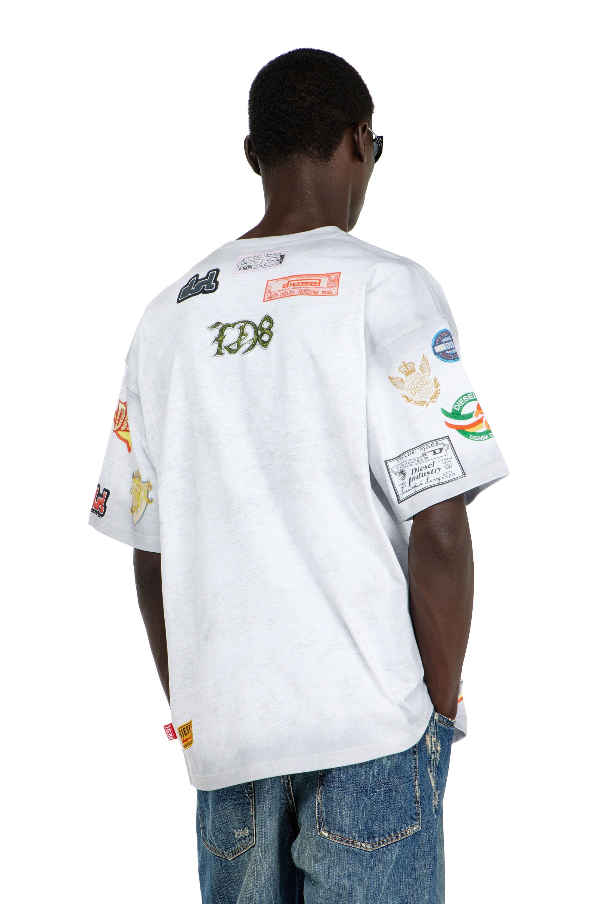 メンズ Tシャツ T-BOXT-AA6 ディーゼル トップス カットソー・Tシャツ ホワイト