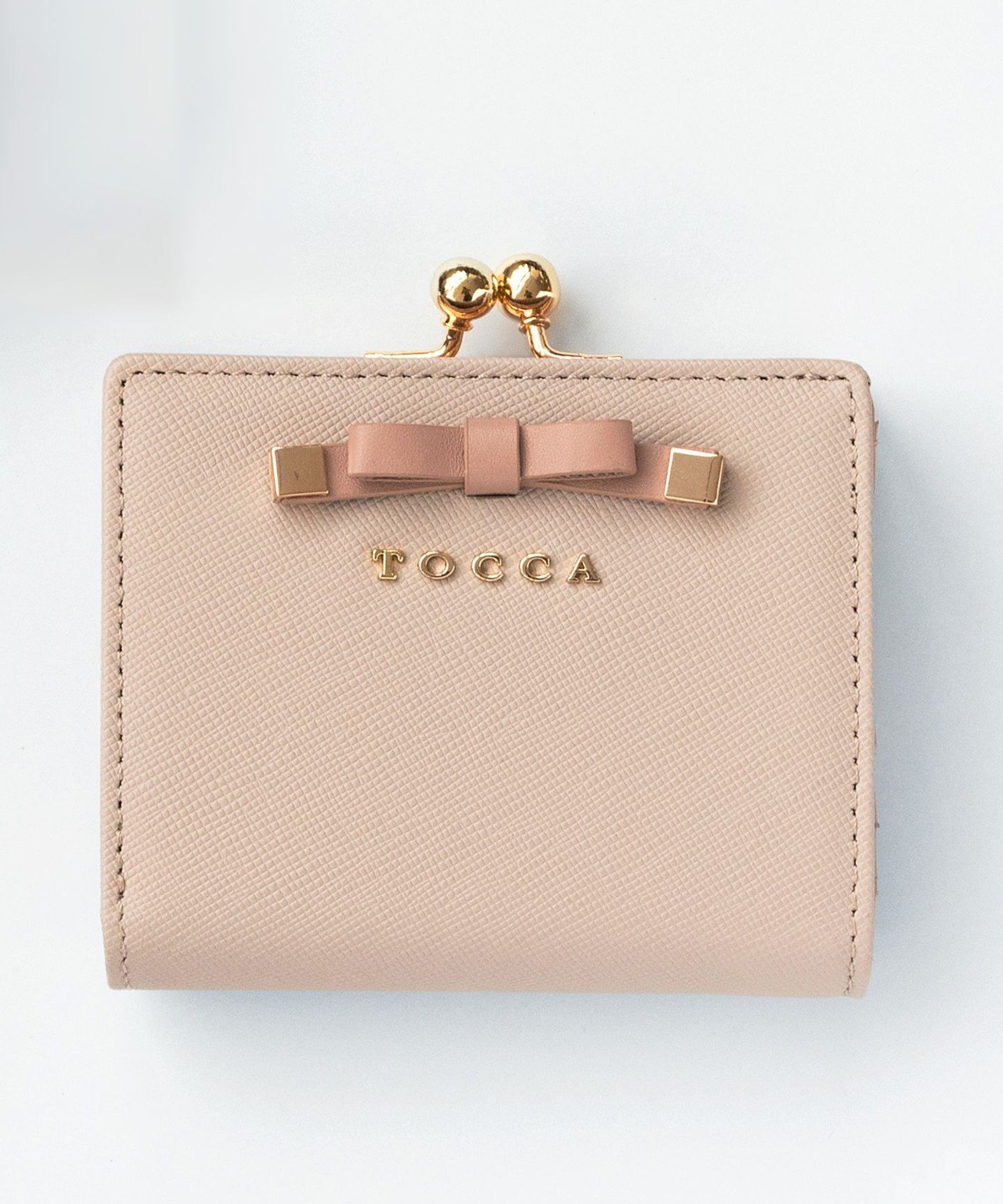 TOCCA TINY RIBBON BIFOLD WALLET 2つ折り財布 トッカ 財布 ポーチ ケース 財布 ピンク ブラック【送料無料】