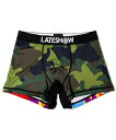 JACKROSE（ジャックローズ）(M)LATESHOW/LATESHOW ボクサーパンツ -No War-ファンキーなモノグラムデザインをたっぷり詰め込んだボクサーパンツが登場。二面性のあるグラフィックで、飽きの来ないアイテム。ご家族やパートナーへのちょっとしたプレゼントにもお勧め。型番：532415073012-046-03 KQ3908【採寸】サイズウエストM76-84cmL84-94cm商品のサイズについて【商品詳細】中国素材：本体:ポリエステル90%ポリウレタン10%腰ゴム:ナイロン55%ポリエステル35%ポリウレタン10%サイズ：M、L洗濯機洗い可※画面上と実物では多少色具合が異なって見える場合もございます。ご了承ください。商品のカラーについて 【予約商品について】 ※「先行予約販売中」「予約販売中」をご注文の際は予約商品についてをご確認ください。JACKROSE（ジャックローズ）(M)LATESHOW/LATESHOW ボクサーパンツ -No War-ファンキーなモノグラムデザインをたっぷり詰め込んだボクサーパンツが登場。二面性のあるグラフィックで、飽きの来ないアイテム。ご家族やパートナーへのちょっとしたプレゼントにもお勧め。型番：532415073012-046-03 KQ3908【採寸】サイズウエストM76-84cmL84-94cm商品のサイズについて【商品詳細】中国素材：本体:ポリエステル90%ポリウレタン10%腰ゴム:ナイロン55%ポリエステル35%ポリウレタン10%サイズ：M、L洗濯機洗い可※画面上と実物では多少色具合が異なって見える場合もございます。ご了承ください。商品のカラーについて 【予約商品について】 ※「先行予約販売中」「予約販売中」をご注文の際は予約商品についてをご確認ください。■重要なお知らせ※ 当店では、ギフト配送サービス及びラッピングサービスを行っておりません。ご注文者様とお届け先が違う場合でも、タグ（値札）付「納品書 兼 返品連絡票」同梱の状態でお送り致しますのでご了承ください。 ラッピング・ギフト配送について※ 2点以上ご購入の場合、全ての商品が揃い次第一括でのお届けとなります。お届け予定日の異なる商品をお買い上げの場合はご注意下さい。お急ぎの商品がございましたら分けてご購入いただきますようお願い致します。発送について ※ 買い物カートに入れるだけでは在庫確保されませんのでお早めに購入手続きをしてください。当店では在庫を複数サイトで共有しているため、同時にご注文があった場合、売切れとなってしまう事がございます。お手数ですが、ご注文後に当店からお送りする「ご注文内容の確認メール」をご確認ください。ご注文の確定について ※ Rakuten Fashionの商品ページに記載しているメーカー希望小売価格は、楽天市場「商品価格ナビ」に登録されている価格に準じています。 商品の価格についてJACKROSEJACKROSEのボクサーパンツ・トランクスインナー・ルームウェアご注文・お届けについて発送ガイドラッピンググッズ3,980円以上送料無料ご利用ガイド