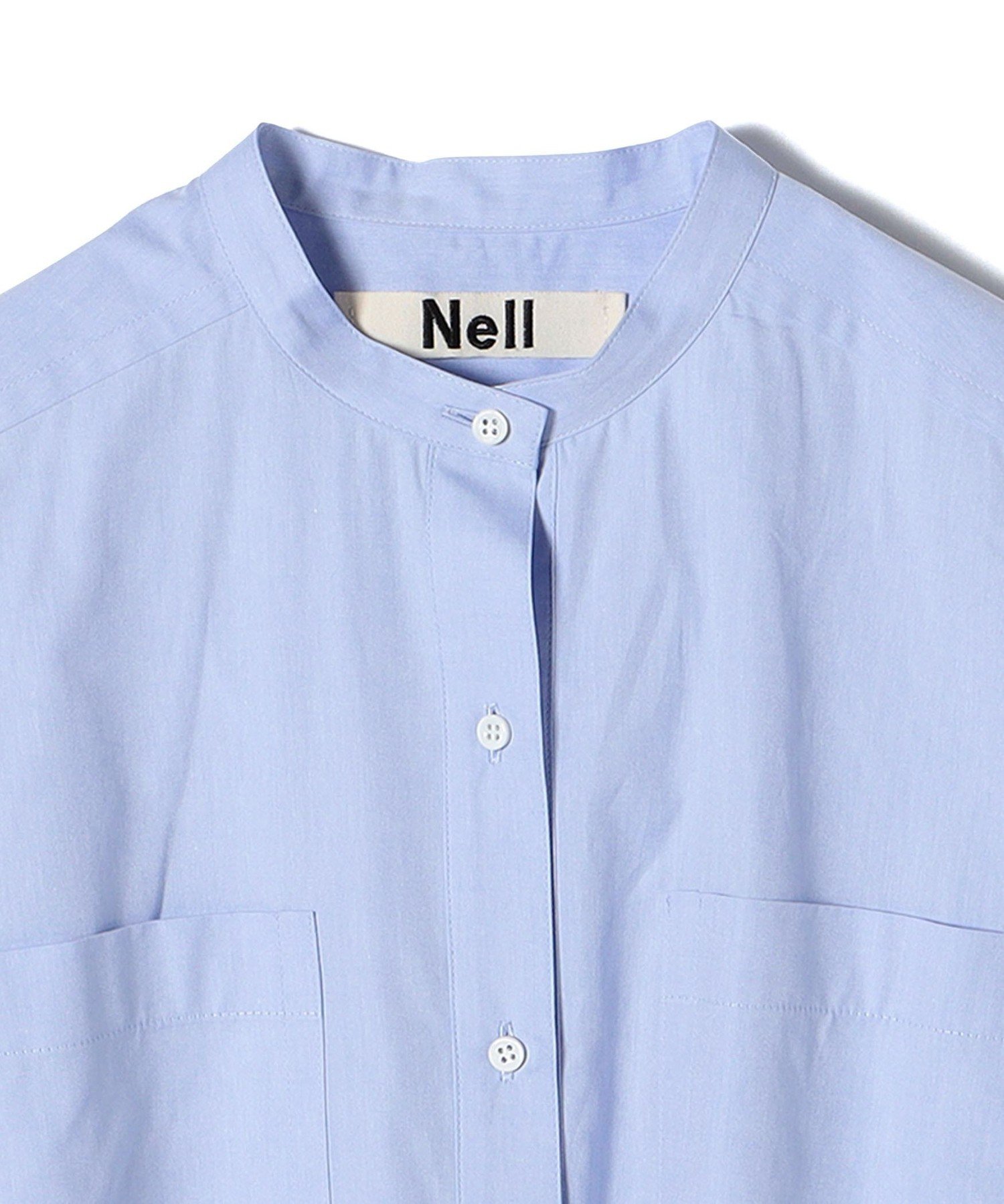 SHIPS WOMEN 【SHIPS別注】Nell:＜手洗い可能＞ダブル ポケット シャツ シップス トップス シャツ・ブラウス ブルー【送料無料】