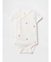 【SALE/74%OFF】GAP (K)クロスオーバー ボディスーツ (ベビー) ギャップ マタニティウェア・ベビー用品 ロンパース・カバーオール ホワイト