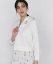 【SALE/10%OFF】Maglie par ef-de 《大きいサイズ》サイドフリルパーカー マーリエ ル カセット トップス パーカー・フーディー ピンク...