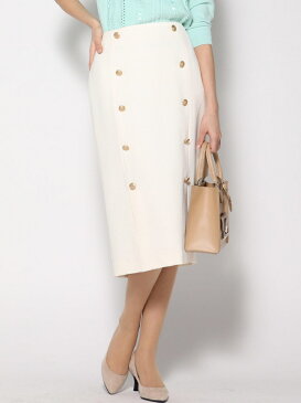 【SALE/70%OFF】VICKY ツイードボタン使いタイトスカート ビッキー スカート スカートその他 ネイビー ホワイト【送料無料】