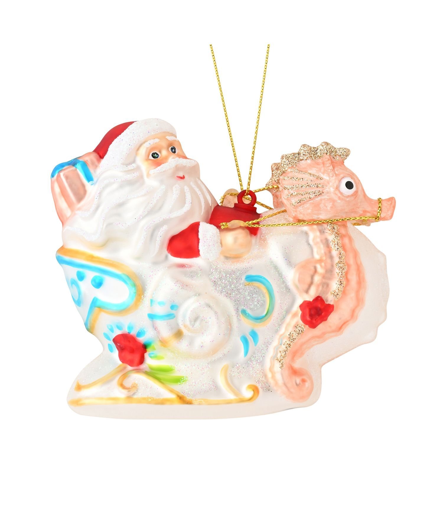 Francfranc ガラスオーナメント サンタ サザン フランフラン インテリア・生活雑貨 オブジェ・置物・アートのサムネイル