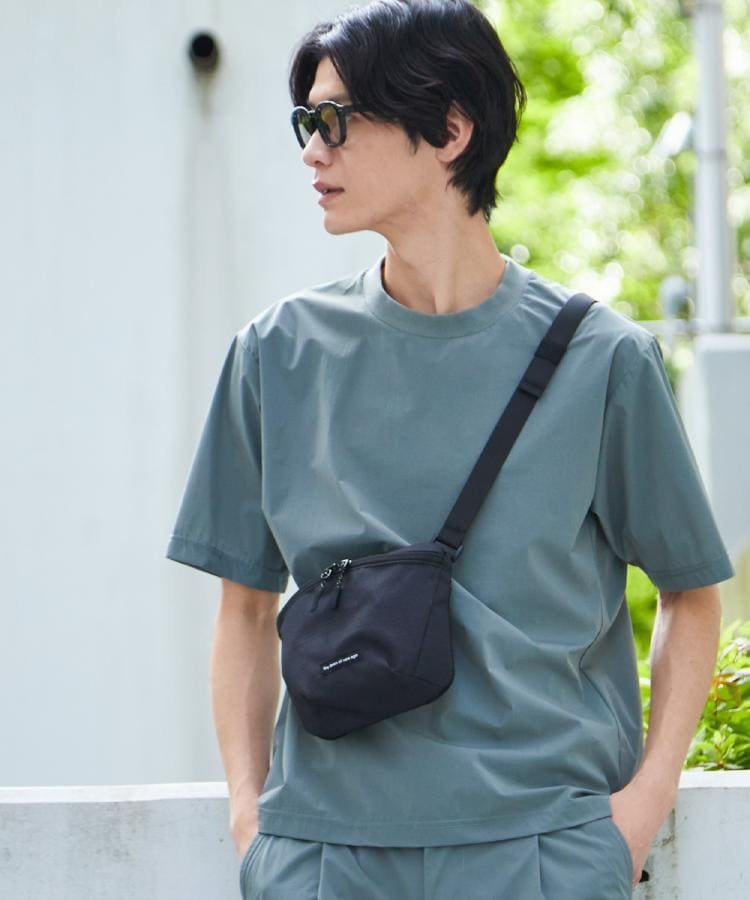 THE SHOP TK ナイロン ミニサコッシュバッグ ザ ショップ ティーケー バッグ ボディバッグ・ウエストポーチ ブラック