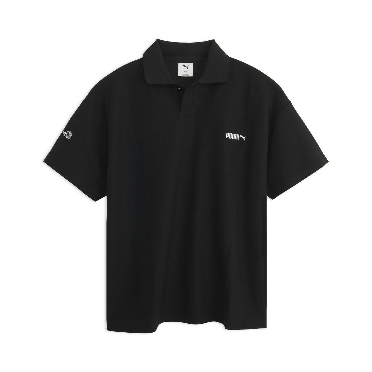 PUMA メンズ ゴルフ PUMA x CLUBHAUS リラックス 半袖 ポロシャツ PUMAxCLUBHAUS RELAX POLO プーマ トップス ポロシャツ ブラック【送料無料】