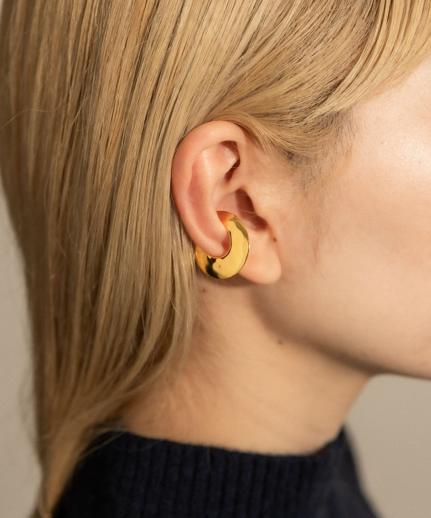 SMELLY so flat circle earcuff gld スメリー アクセサリー・腕時計 イヤリング・イヤーカフ ゴールド【送料無料】