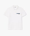 【SALE/30%OFF】LACOSTE ネームプリントウォッシュドポロシャツ ラコステ トップス ポロシャツ ネイビー ホワイト イエロー レッド【送料無料】