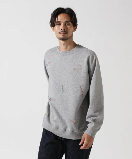 【SALE/60%OFF】BEAVER PAYDAY /ペイデイ 別注SWEAT刺繍 ビーバー トップス スウェット・トレーナー グレー ホワイト【送料無料】 【SALE/60%OFF】BEAVER PAYDAY /ペイデイ 別注SWEAT刺繍 ビーバー トップス スウェット・トレーナー グレー ホワイト【送料無料】
