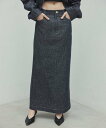 【SALE/30%OFF】BEIGE, 【洗える】CUPHEA / Iラインロングスカート ベイジ, スカート ロング・マキシスカート ネイビー【送料無料】