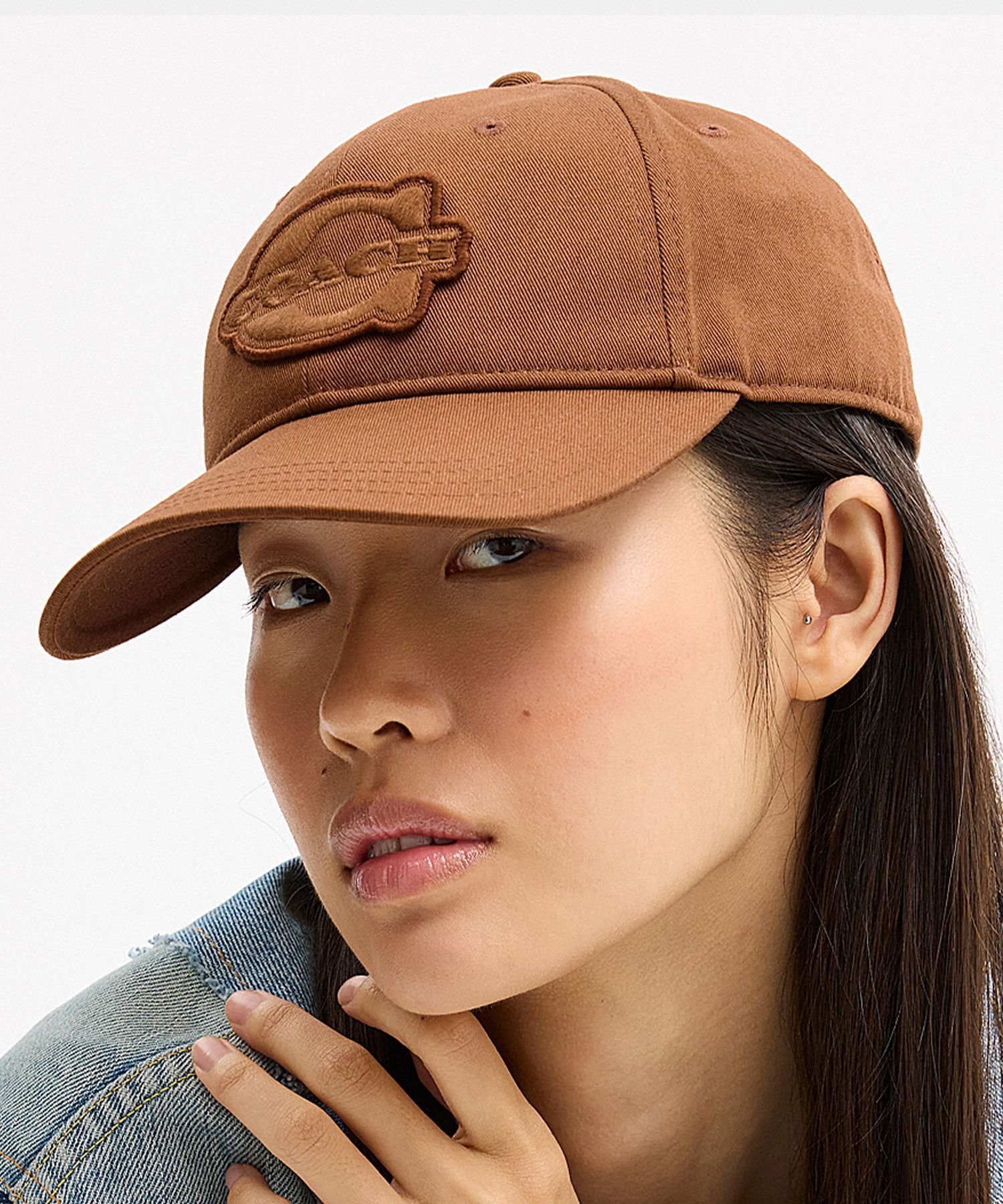 COACH 【公式】ソーホー フラット ブリム ベースボール ハット コーチ 帽子 キャップ ブラウン【送料無料】のサムネイル