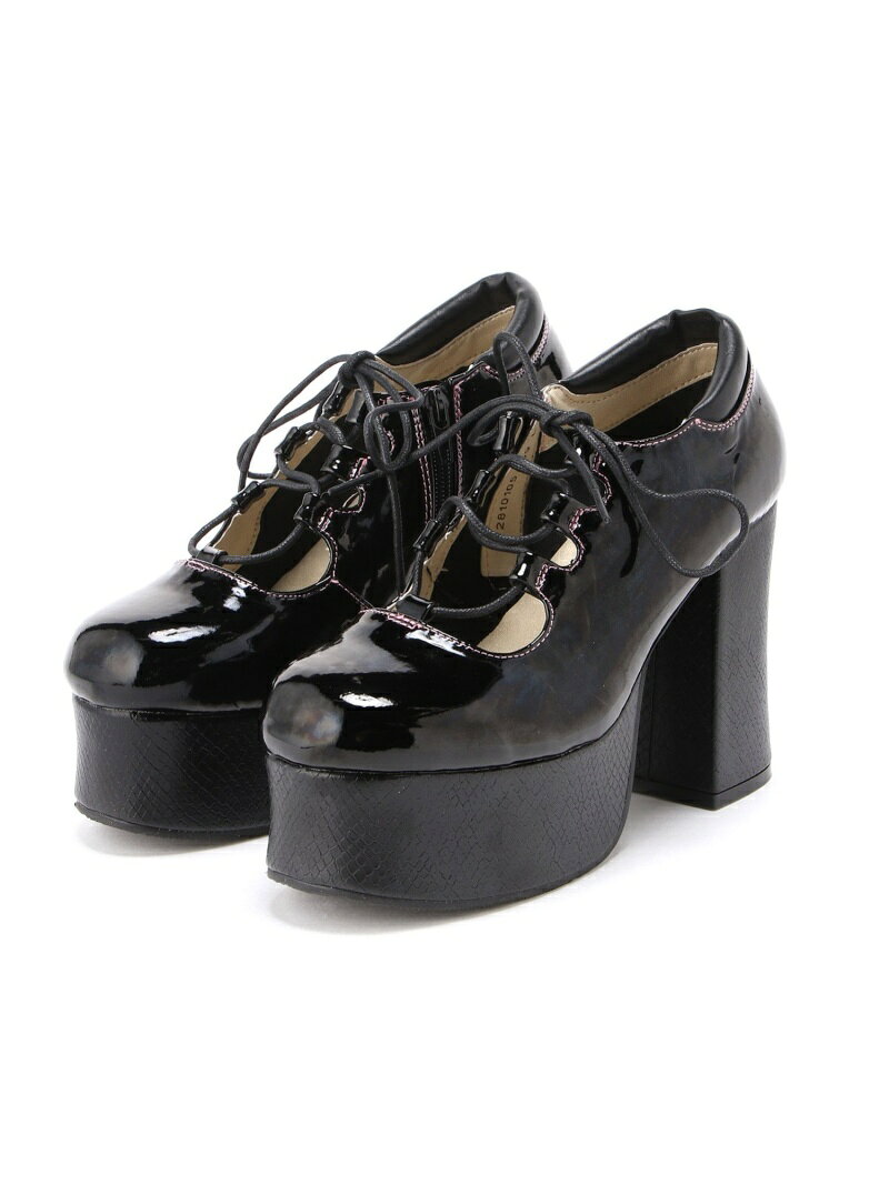 【SALE／40%OFF】YOSUKE U.S.A (L)ギリーストームパンプス ヨースケ シューズ・靴 パンプス ブラック レッド