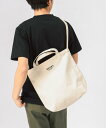 BEAMS HEART MEN BEAMS HEART / キャンバス 2WAY トートバッグ ビームス ハート バッグ トートバッグ ホワイト