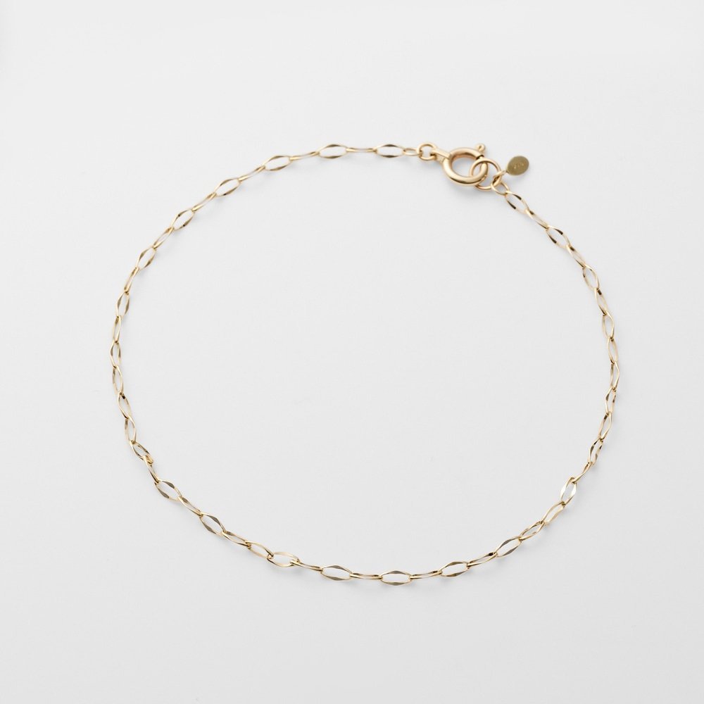 agete K10ブレスレット アガット アクセサリー・腕時計 ブレスレット・バングル イエロー【送料無料】