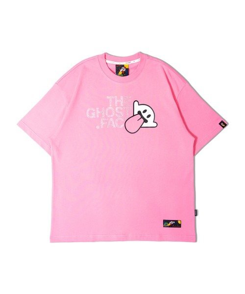 SELECT BRANDS GRAF&WU/グラフアンドウー THE N××H F××E-SSTEE(MENS) ジャックローズ トップス カットソー・Tシャツ ブラック ピンク