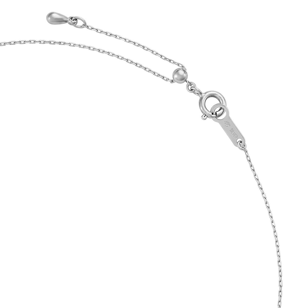 4℃ シルバー ハート ネックレス ヨンドシー アクセサリー・腕時計 ネックレス シルバー【送料無料】