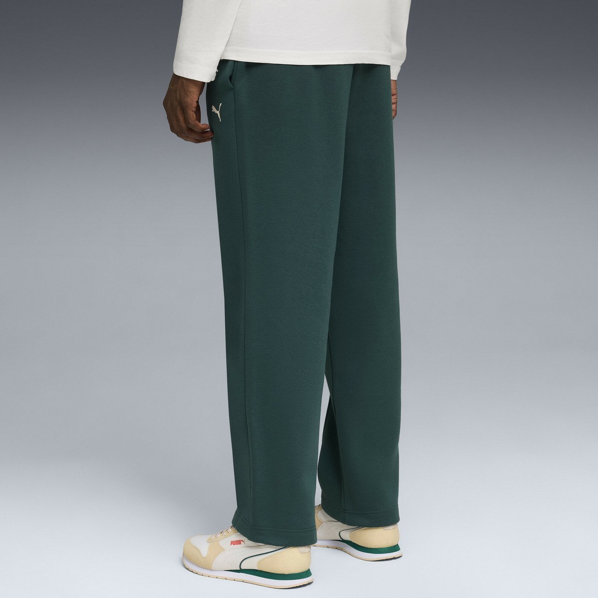 【SALE／30%OFF】PUMA メンズ プーマ クラス リラックス スウェットパンツ 裏起毛 PUMA CLASS Sweatpants プーマ パンツ ジャージ・スウェットパンツ グリーン【送料無料】
