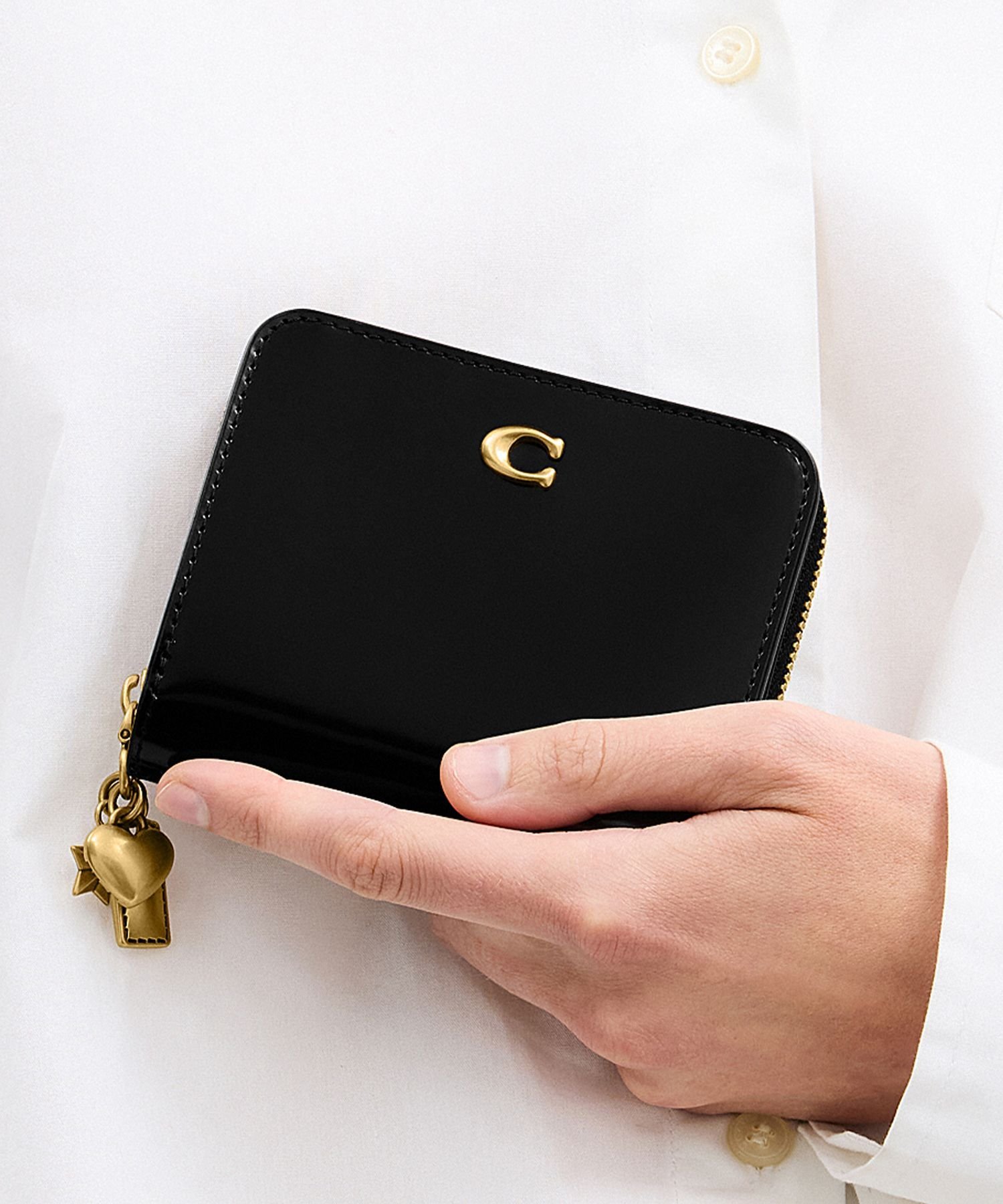 COACH 【公式】エッセンシャル ビルフォールド ウォレット・チャーム コーチ 財布・ポーチ・ケース 財布 ブラック【送料無料】のサムネイル