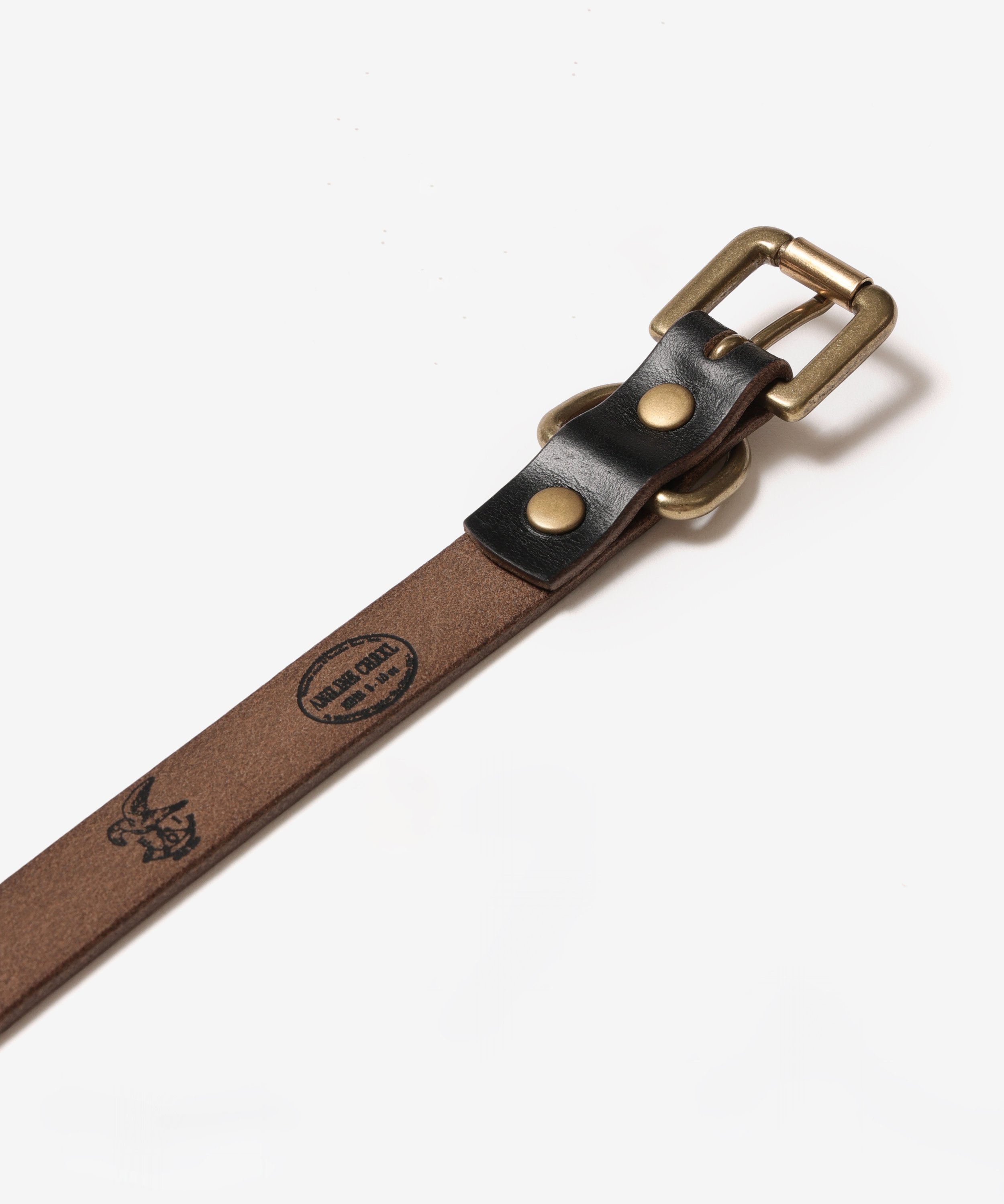 MR.OLIVE HORWEEN CHROMEXCEL LEATHER / NARROW BELT ミスターオリーブ ファッション雑貨 ベルト ブラウン ブラック【送料無料】