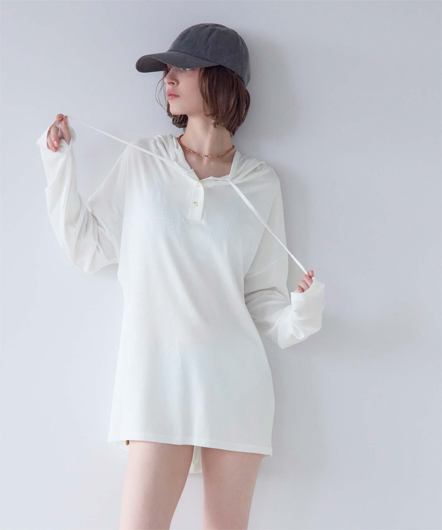 【SALE／10%OFF】SEA DRESS オーバーシルエット ラッシュ パーカー プルオーバー ...