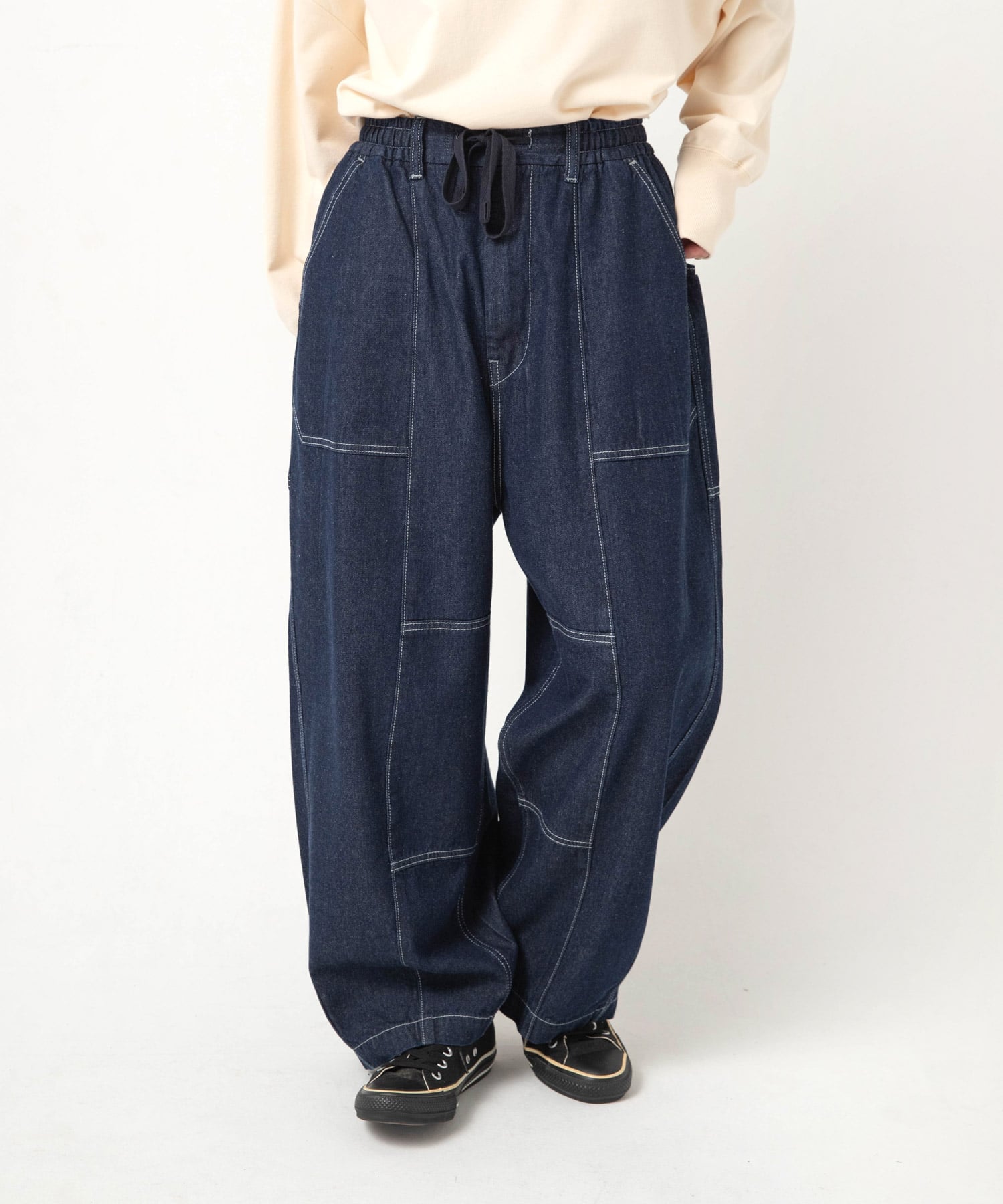 URCH RNA R4485 フレンチワークのチョアパンツ アールエヌエーエヌ パンツ ジーンズ・デニムパンツ