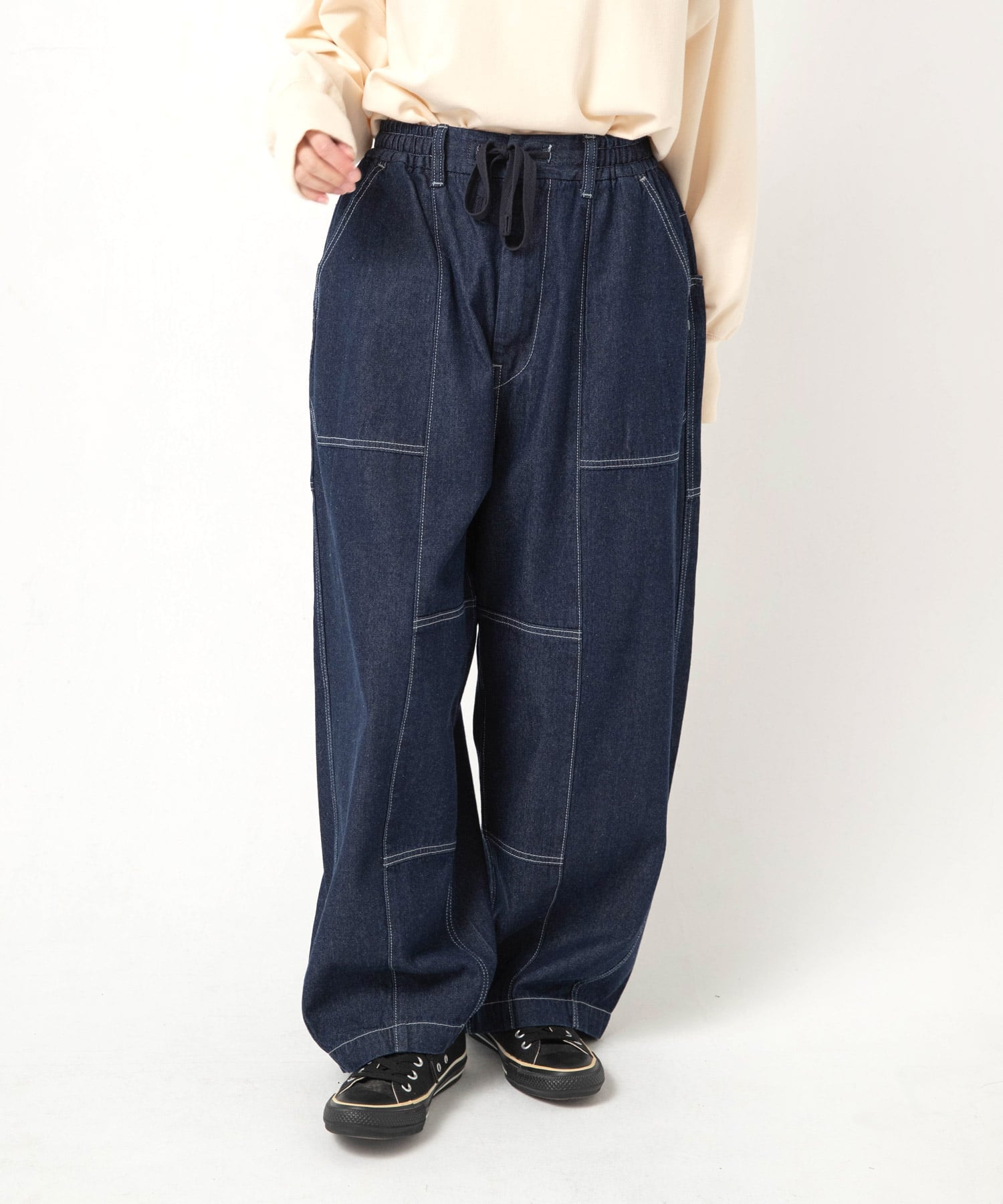 URCH RNA R4485 フレンチワークのチョアパンツ アールエヌエーエヌ パンツ ジーンズ・デニムパンツ