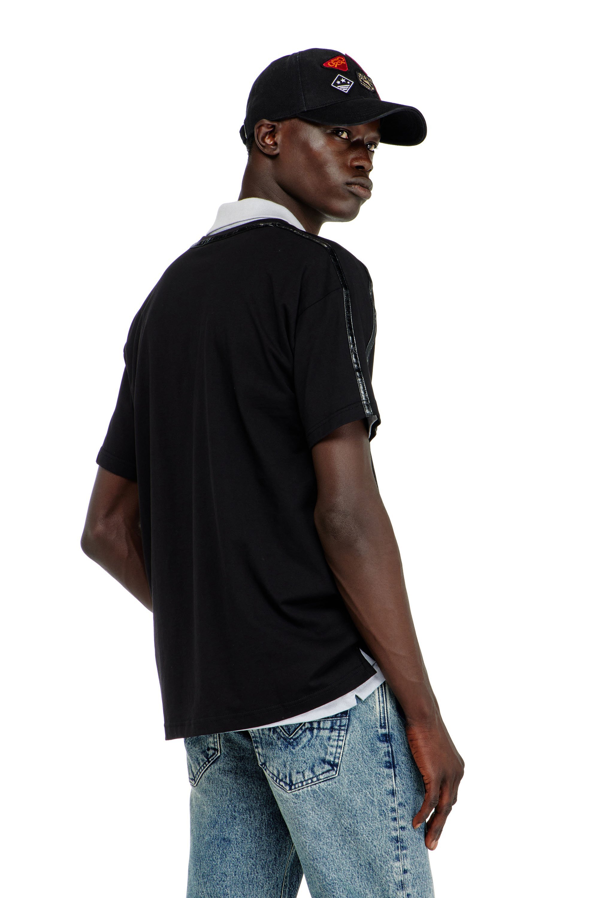 メンズ Tシャツ T-NORM-FL ディーゼル トップス カットソー・Tシャツ ブラック