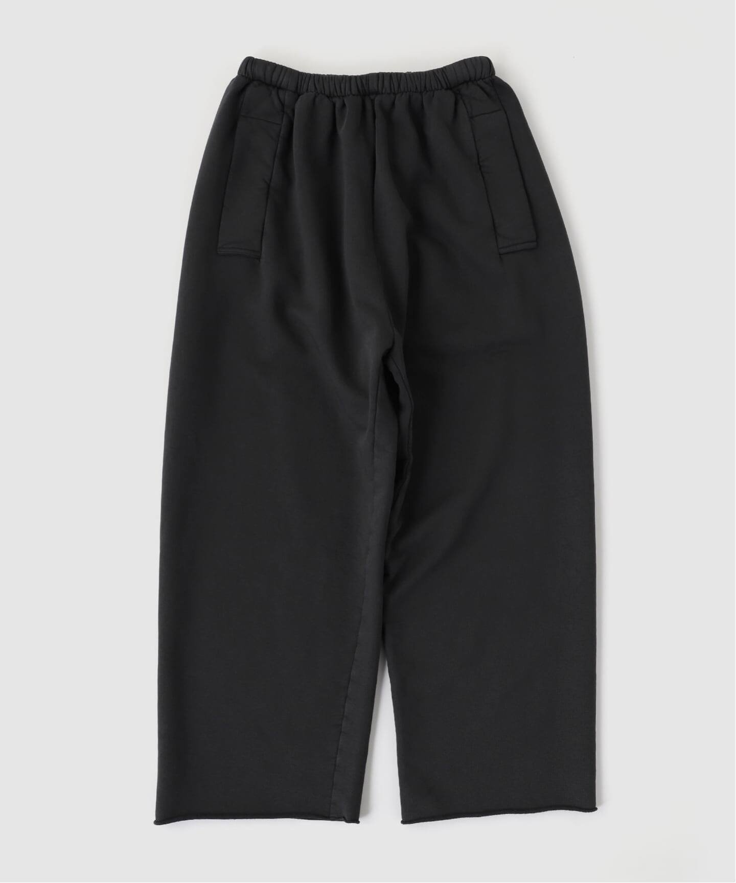 G.C.G(ガブリエラコールガーメンツ)FLEECE FLAP POCKET TROUSERS エディフィス パンツ スラックス・ドレスパンツ ブラック