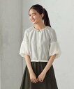 【SALE/37%OFF】COMME CA ISM バルーンスリーブ シア-ブルゾン コムサイズム ジャケット・アウター ブルゾン・ジャンパー ホワイト ブラック【送料無料】