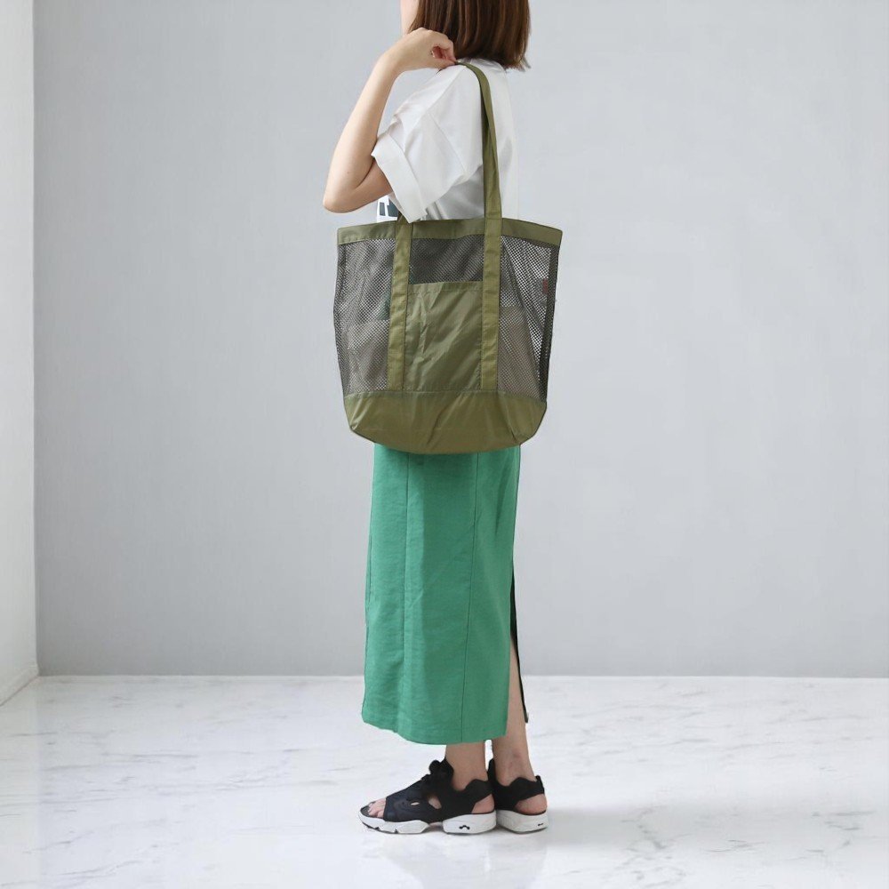 United Athle United Athle ユナイテッドアスレ メッシュトートバッグ ローラ バッグ トートバッグ カーキグリーン