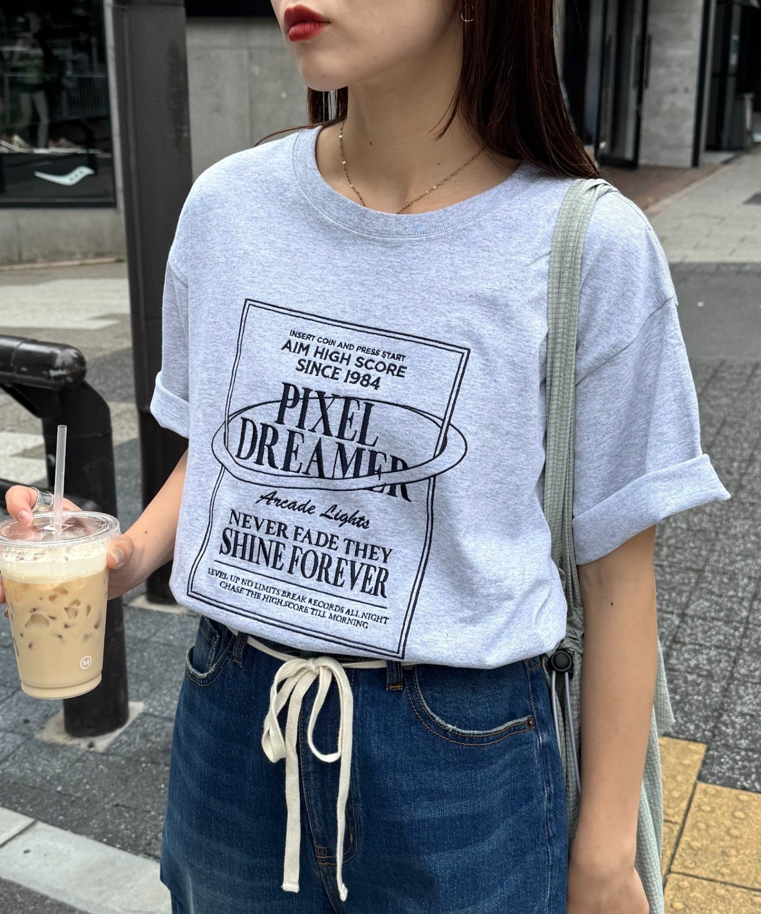 楽天市場】オレンジ（柄ロゴ）（Tシャツ・カットソー｜トップス