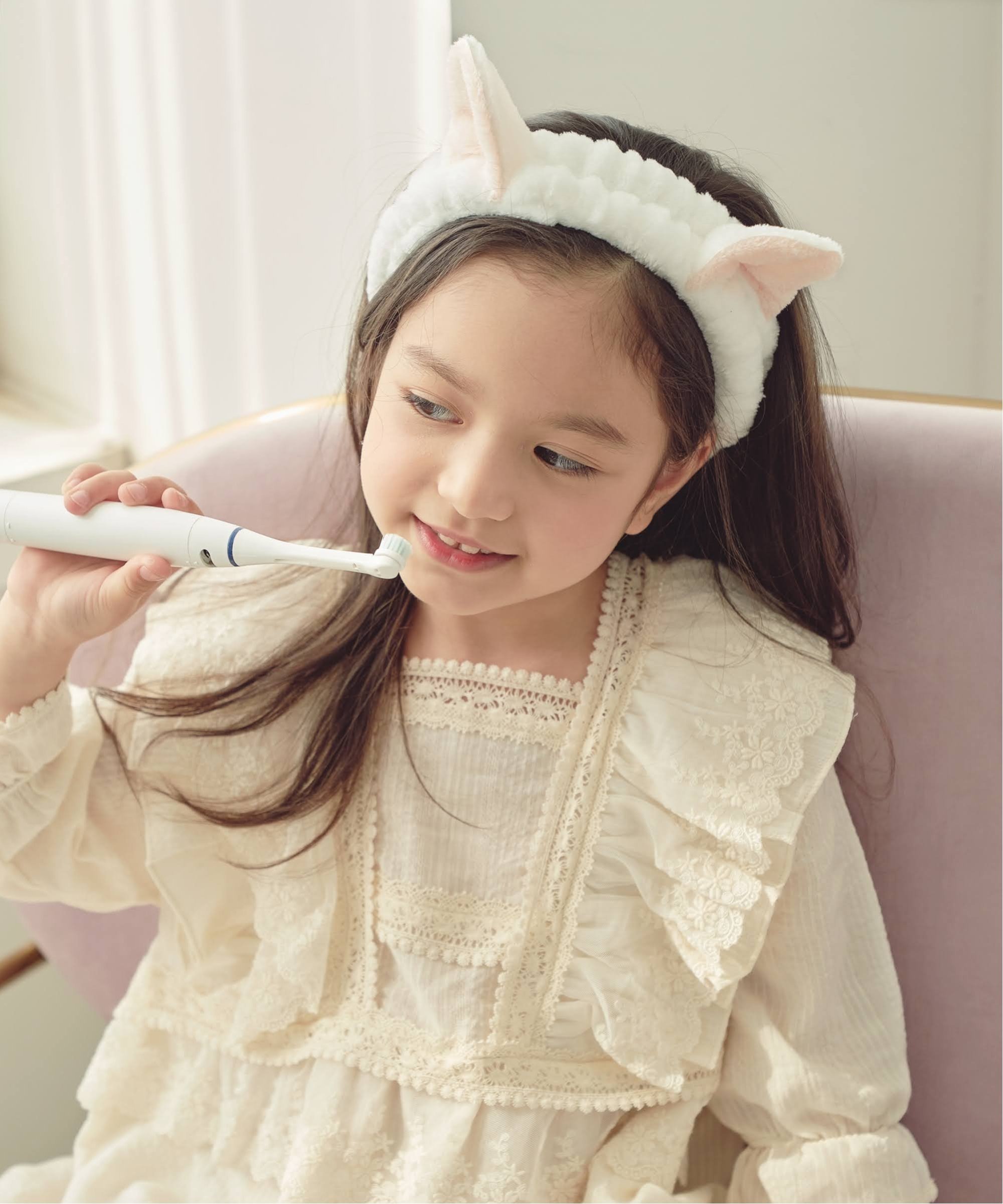 Rora アーン ヘアバンド (うさぎ/ねこ) ローラ ヘアアクセサリー カチューシャ・ヘアバンド ピンク グリーン ホワイト