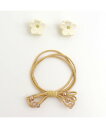 【SALE/44%OFF】apres les cours お花ミニクリップ・リボンヘアゴムセット エフオーオンラインストア ヘアアクセサリー カチューシャ・ヘア...
