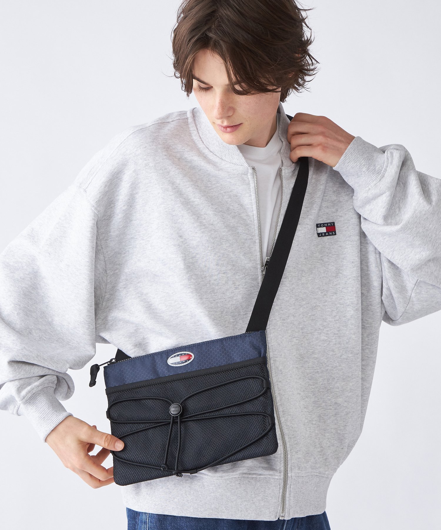 【SALE／40%OFF】TOMMY JEANS (M)TOMMY HILFIGER(トミーヒルフィガー)スケーターボーイサコッシュ トミーヒルフィガー バッグ ショルダーバッグ ネイビー【送料無料】