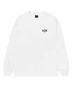 HUF JAZZY GROOVES L/S EMB TEE HUF ハフ ロンT ハフ トップス カットソー Tシャツ ホワイト オレンジ ブラック【送料無料】