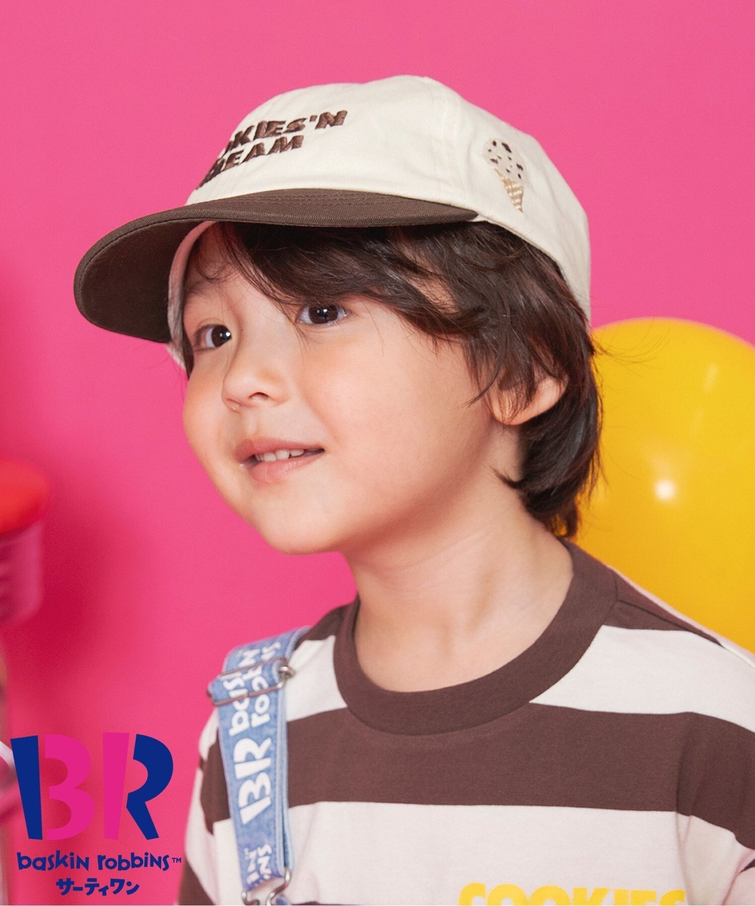 BREEZE サーティワン フレーバーキャップ エフオーオンラインストア 帽子 キャップ ピンク ホワイト グリーンのサムネイル