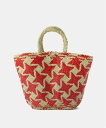 【SALE/30%OFF】B.C STOCK AFRICAN SQUARE/アフリカンスクエア 星柄 ストローカゴバッグ M ベーセーストック バッグ かごバッ...