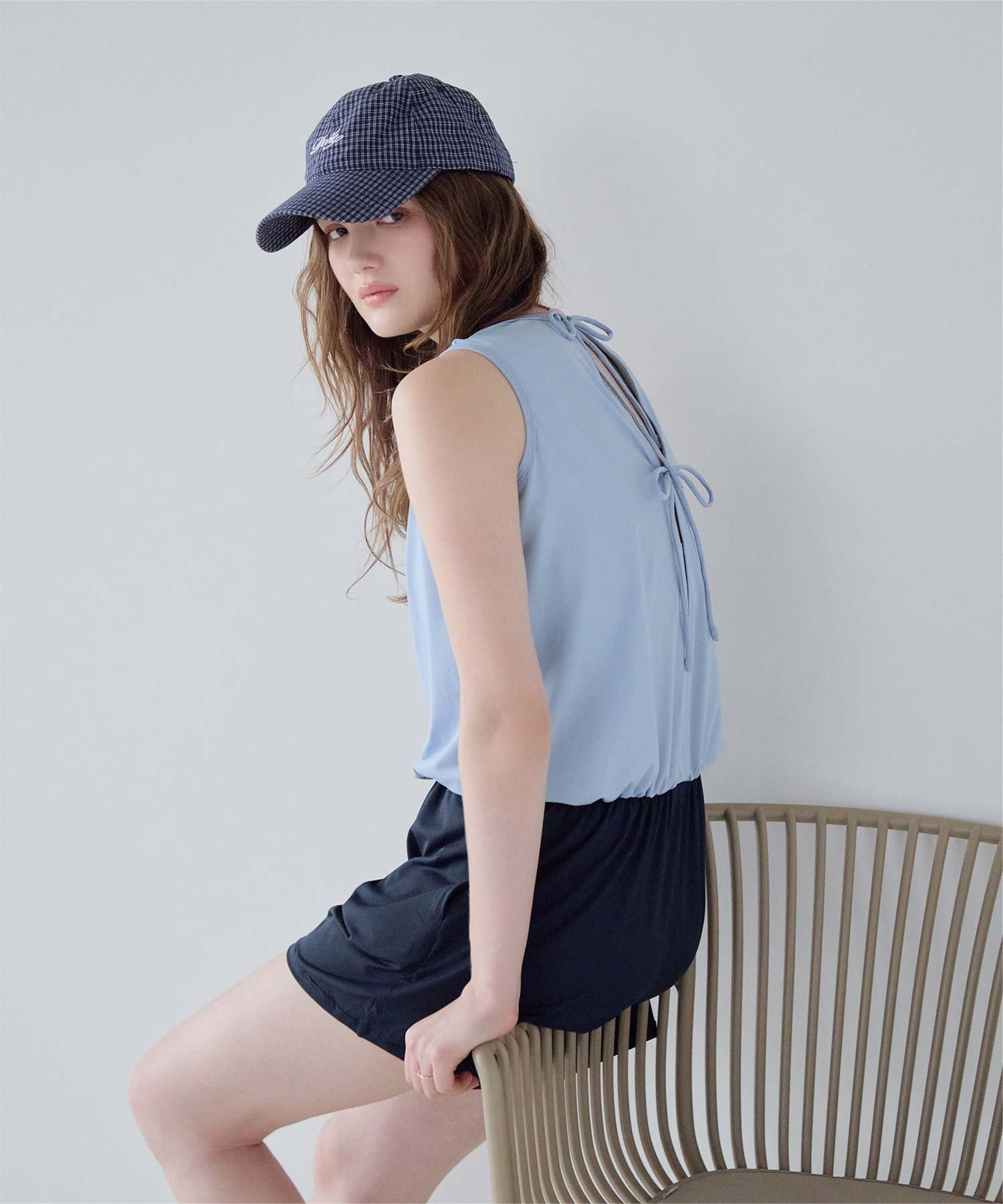 【SALE／20%OFF】SEA DRESS バックリボンノースリーブオールインワン/水着 ティティベイト 水着・スイムグッズ 水着 ブラック【送料無料】（楽天・Rakuten Fashion）