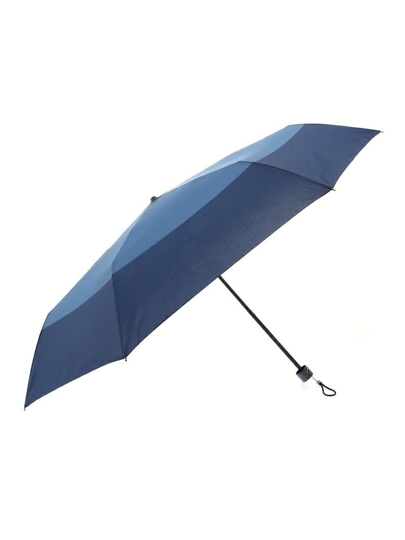 MIZUNO MIZUNO(ミズノ) メンズ 折りたたみ傘 バイカラー/ワイド60cm ムーンバット ファッション雑貨 折りたたみ傘 ネイビー ブルー ブラック