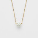 agete K18ダイヤモンドネックレス(0.3ct) アガット アクセサリー・腕時計 ネックレス ホワイト【送料無料】