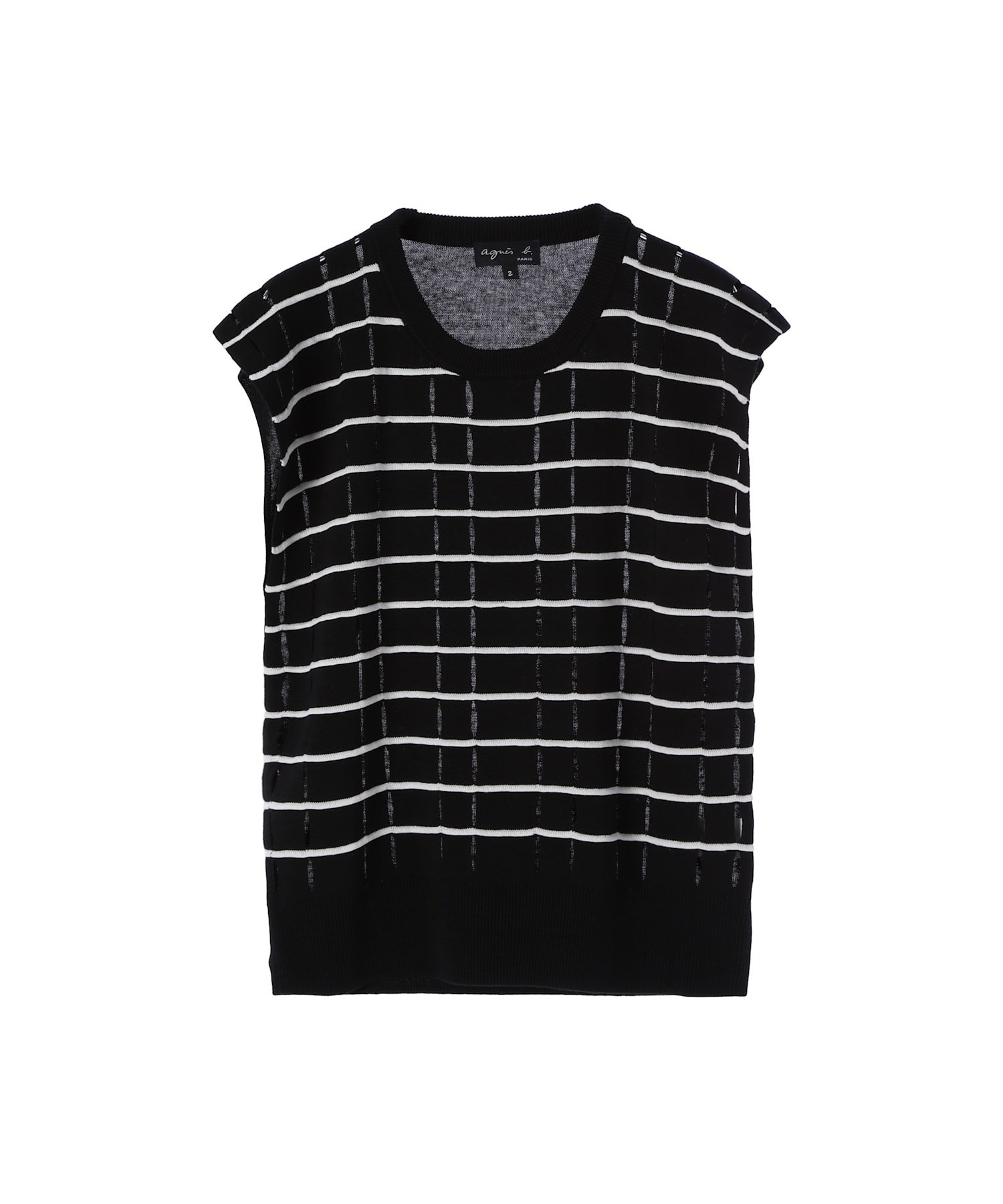【SALE／64%OFF】agnes b. FEMME LI18 PULLOVER プルオーバー アニエスベー トップス ニット ブラック【送料無料】