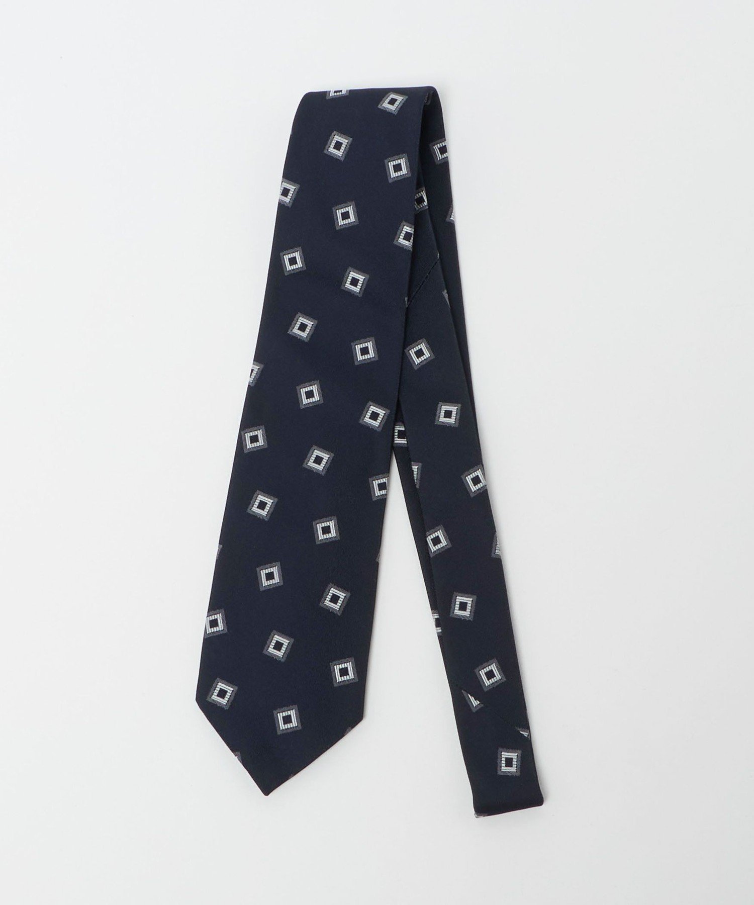 UNITED ARROWS スクエア コモン ネクタイ ユナイテッドアローズ スーツ・フォーマル ネクタイ・蝶ネクタイ ネイビー【送料無料】