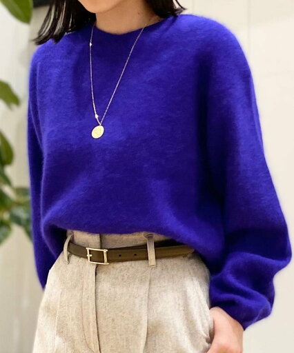 Ballsey フラッフィーヤーン Vネックプルオーバー トゥモローランド トップス ニット イエロー ネイビー【送料無料】 Ballsey フラッフィーヤーン Vネックプルオーバー トゥモローランド トップス ニット イエロー ネイビー【送料無料】