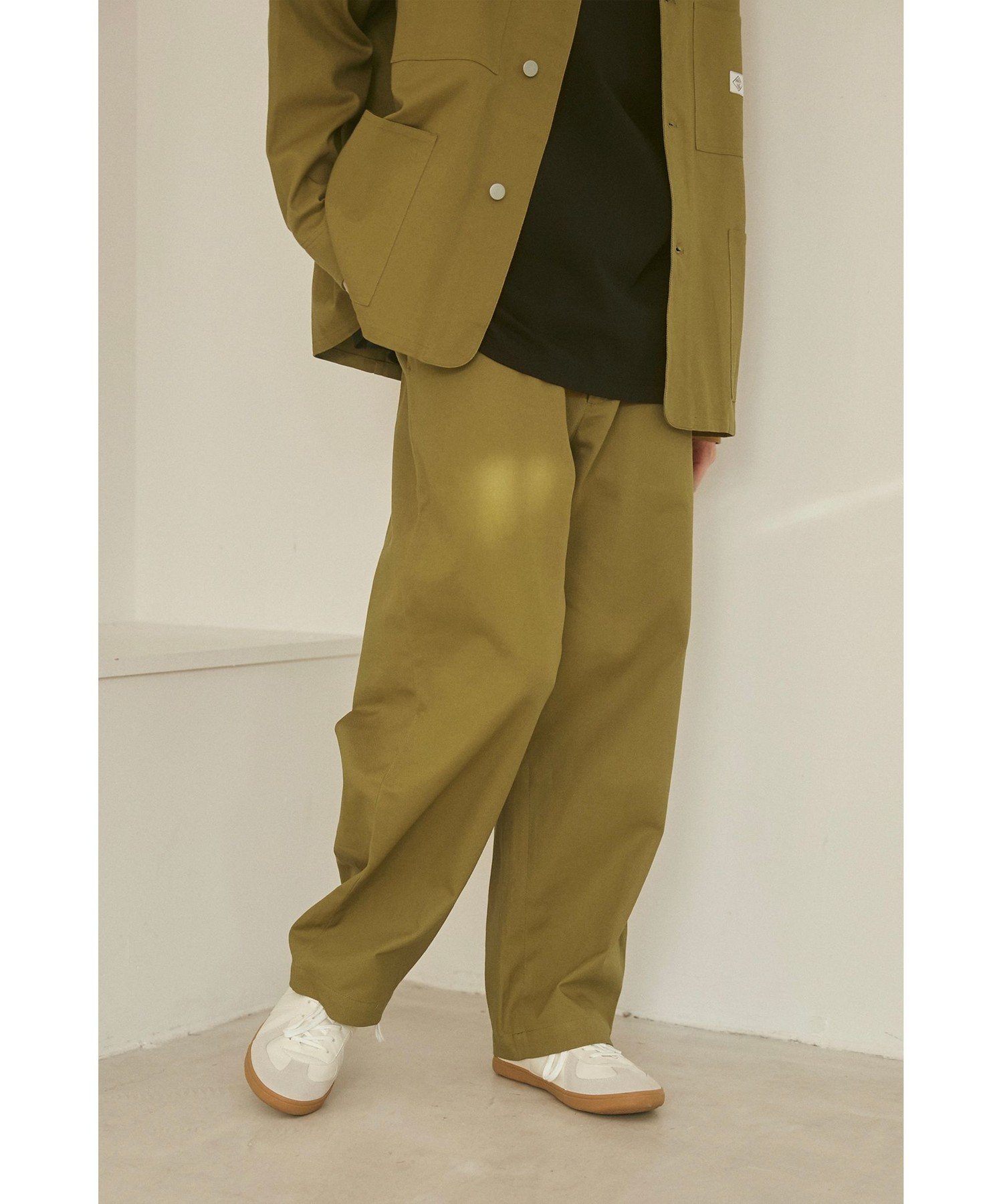 【PARKING】CHINO WIDE PT コーエン パンツ チノパンツ ベージュ ブラック
