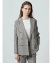 【SALE/30%OFF】Aquascutum WOMEN 【セットアップ対応】クラブチェックダブルジャケット アクアスキュータム ジャケット・アウター テーラ...