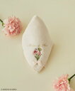 Maison de FLEUR 日比谷花壇コラボ タオルハンカチ メゾン ド フルール ファッション雑貨 ハンカチ・ハンドタオル ピンク ホワイト
