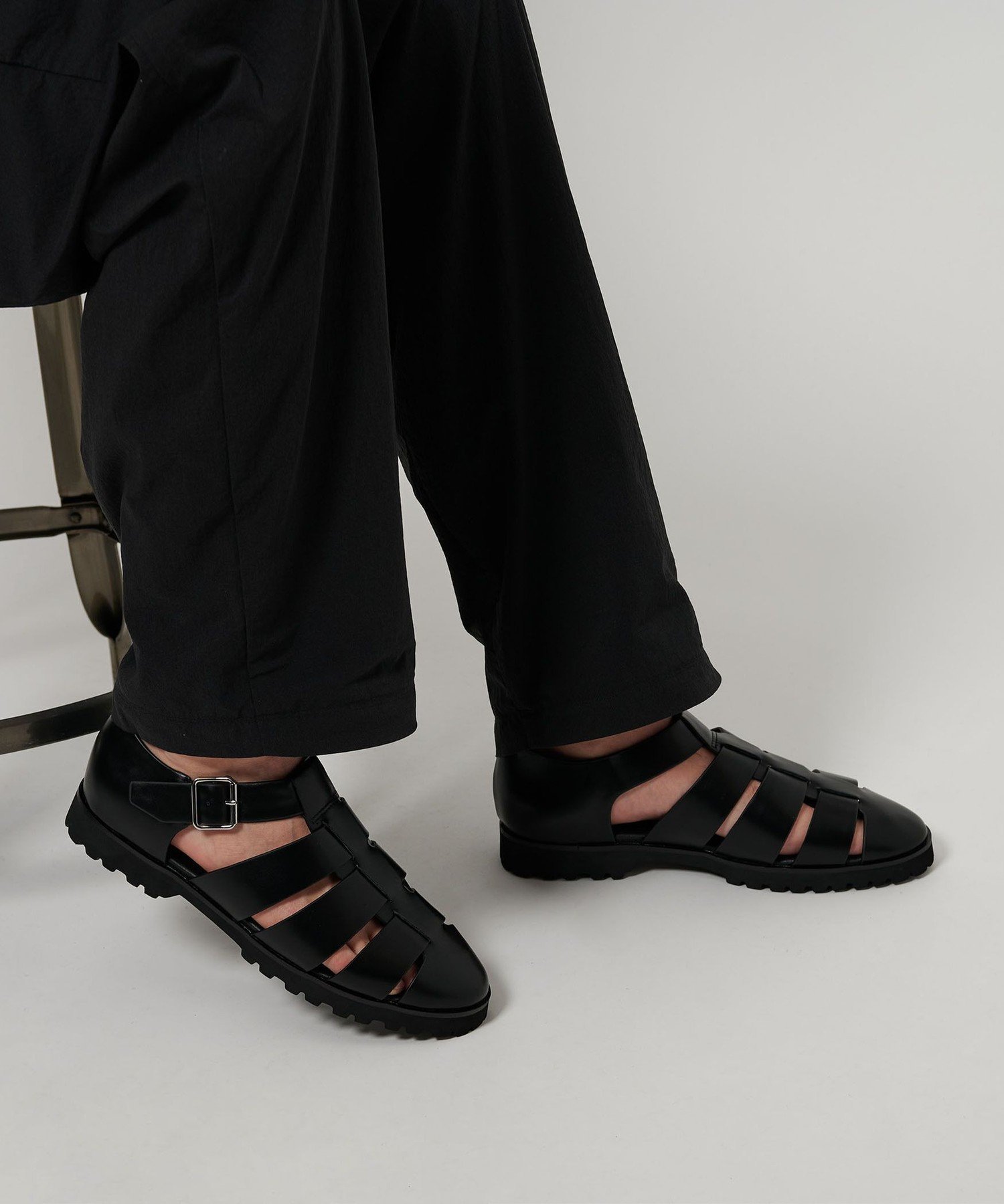BEAUTY&YOUTH UNITED ARROWS グルカ シューズ ビューティー＆ユース　ユナイテッドアローズ シューズ・靴 サンダル ブラック【送料無料】