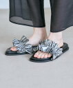 【SALE/29%OFF】studio CLIP プリーツサンダル スタディオクリップ シューズ・靴 サンダル シルバー ブルー