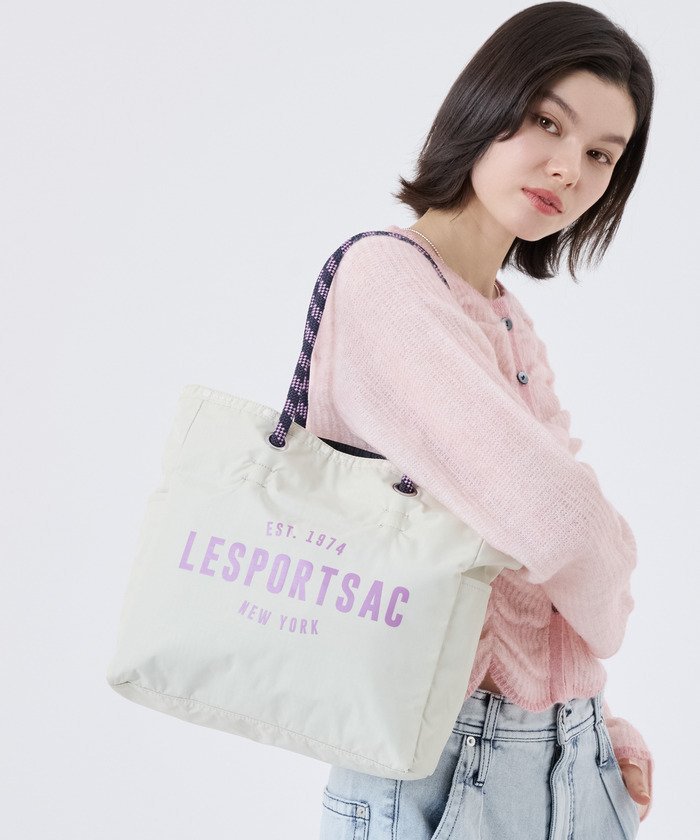 LeSportsac 【公式】レスポートサック トートバッグ 1435FB08 LeSportsac レスポートサック バッグ トートバッグ ベージュ【送料無料】