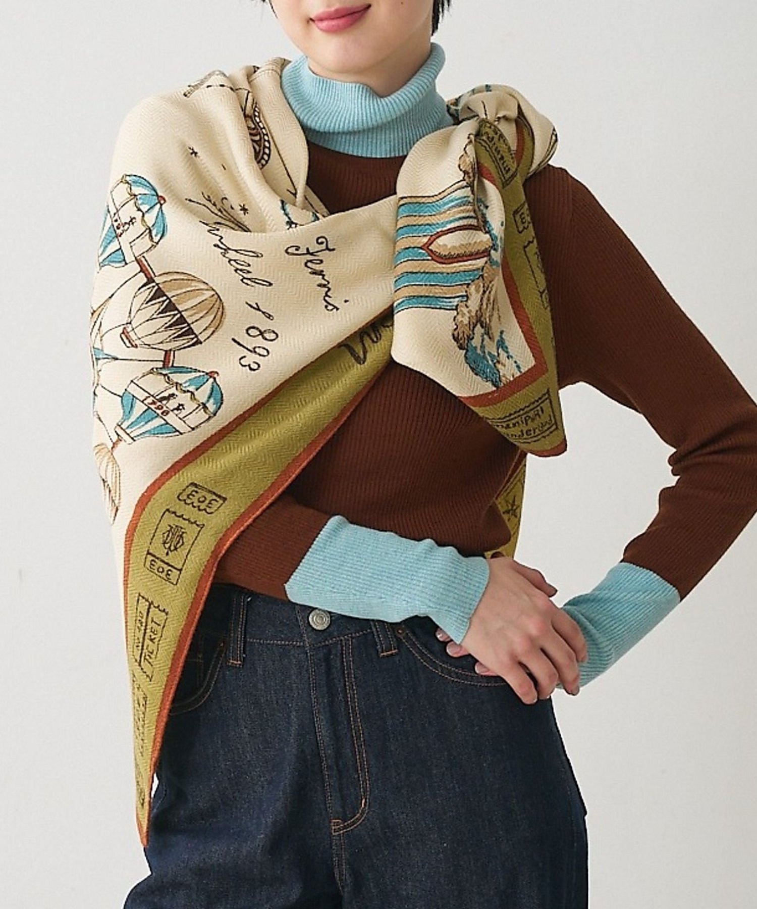 collex 【manipuri/マニプリ】ワンダーランド ウールシルクストール 大判 イラス コレックス ファッション雑貨 マフラー・ストール・ネックウォーマー【送料無料】